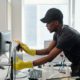 Office cleaning by professionals